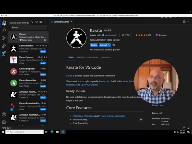 Karate Kick Start - From Zero to First API Test in VS Code