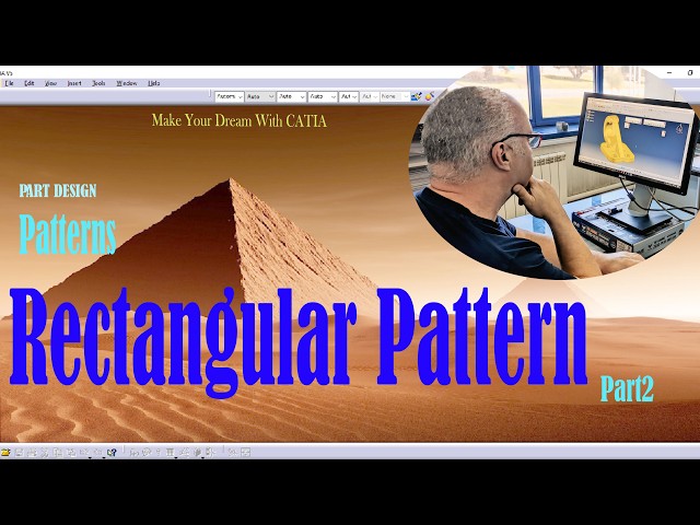 CATIA V32 Rectangular Pattern Advanced Tutorial | 2D Pattern, Staggered Pattern & Keep Specification