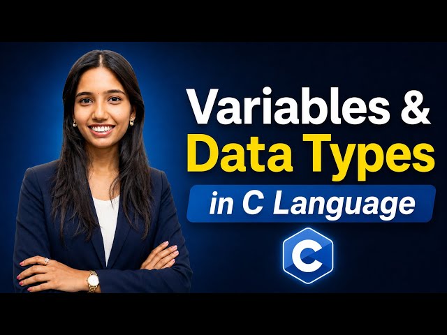 Variables & Data Types in C | scanf() Input Function Explained for Beginners