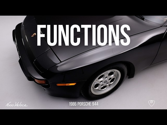 13k-Mile 1986 Porsche 944 | Functions