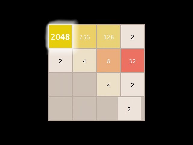 AI learns to play 2048