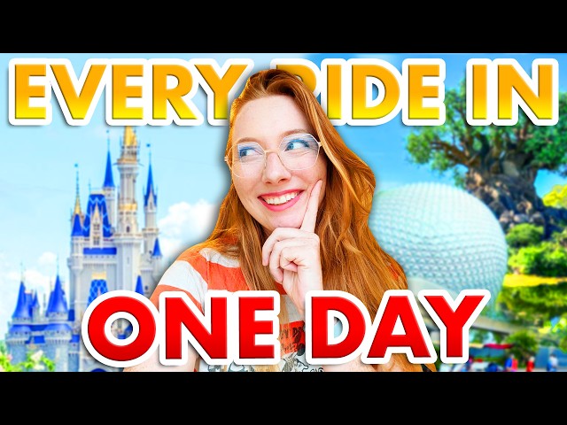 I Have To Ride EVERY Ride in Disney World In ONE DAY In 2026