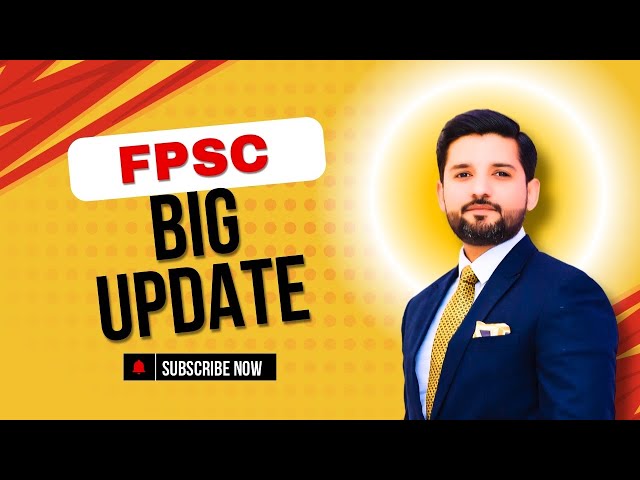 📢 FPSC New Test Pattern 2025 | Negative Marking Introduced