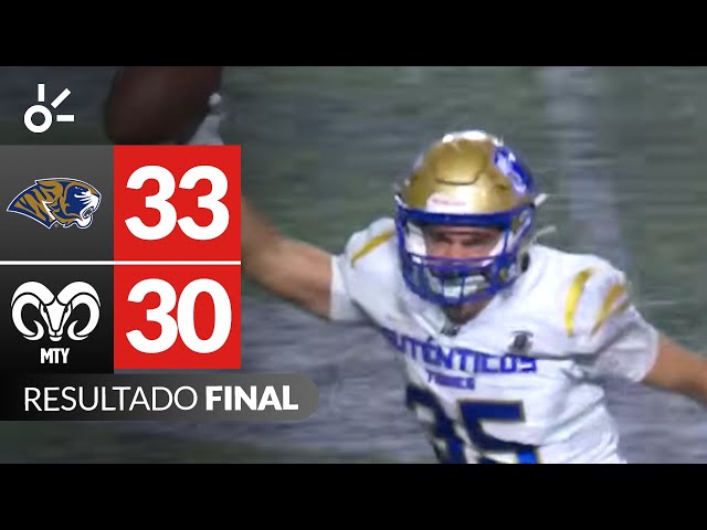 Auténticos Tigres [33-30] Borregos Monterrey | ONEFA Major League 2025 Summary | Final