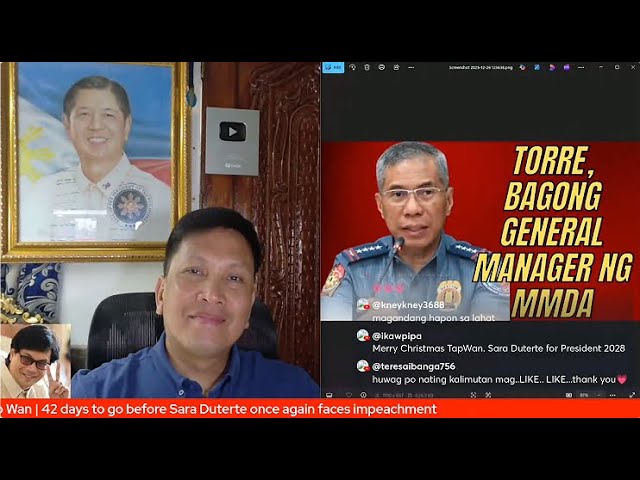 #Rewind Balik aksyon na si Police General Nicholas Torre III bilang General Manager ng MMDA
