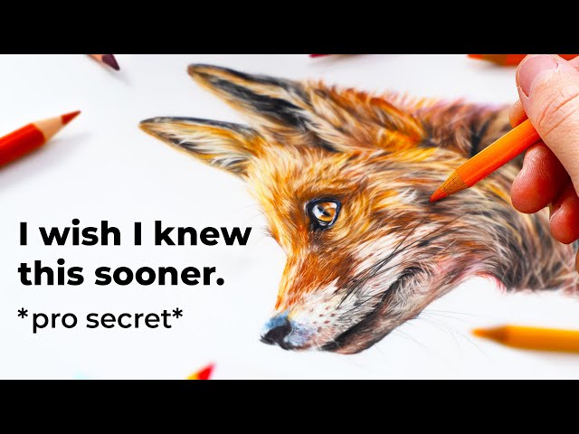 This Colored Pencil Secret Makes Realism Easy (even for beginners)
