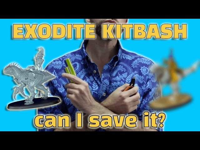 Elves on Dinosaurs??? Exodite Kitbash DIY - A Ridiculous idea, but I'm ridiculous