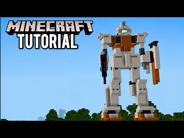 MINECRAFT : How To Build Gundam RGM-79 (G) GM Ground Type 陸戦型ジム