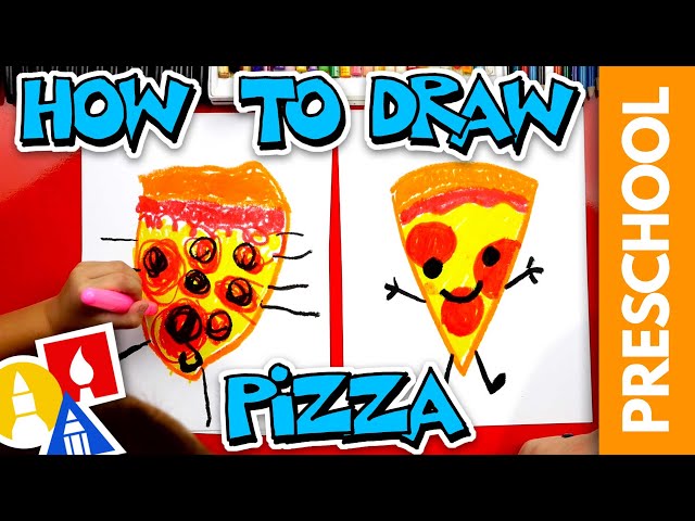 How To Draw Pizza - Preschool