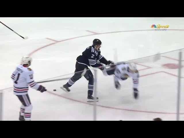 Brendan Smith Hits Lukas Reichel After The Whistle