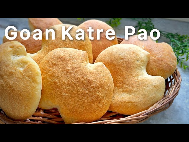 Goan Katre Pao | Crisp Crust Butterfly Bread Recipe