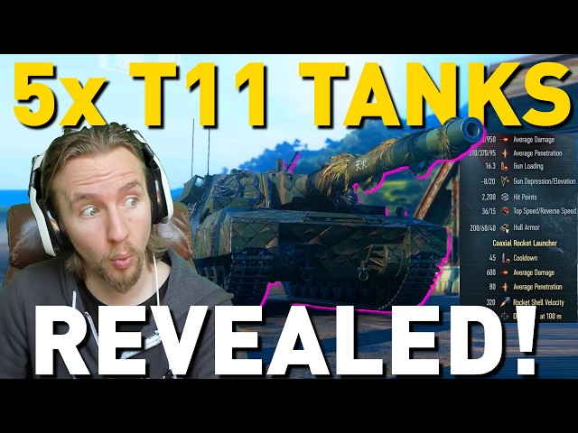 NEW TIER 11 TANKS REVEALED! WoT 2.4!