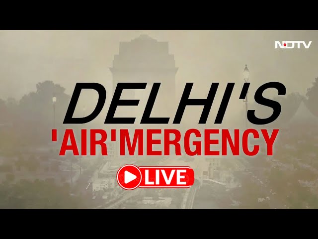 AQI In Delhi Today | Delhi Air Emergency | Delhi Weather News Today LIVE | Delhi AQI Today