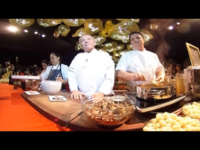 Wolfgang Puck's Deconstructed Black Forest Cake for the Oscars