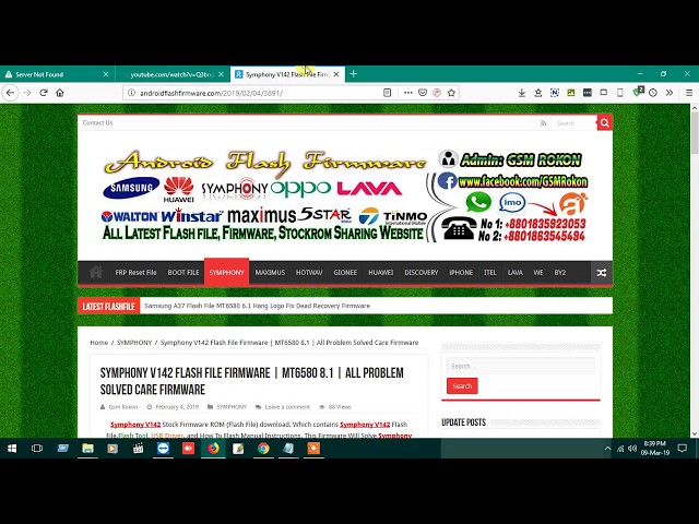 How To Flash Symphony V142 And Frp Hang Logo Fix Tested Firmware