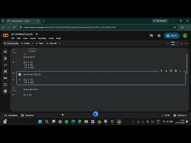 Numpy in Python | Slicing | Python Libraries | Episode 5 | Tamil