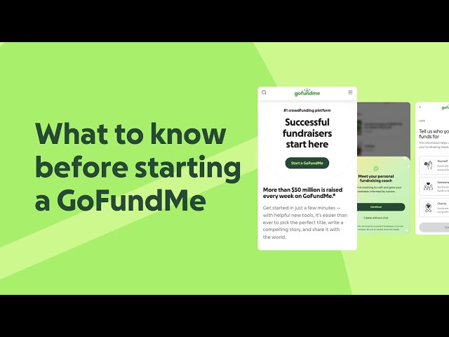5 things to know before starting a GoFundMe