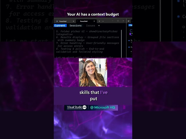 Manage Your AI Agent's Context Budget #visualstudio #agenticcoding