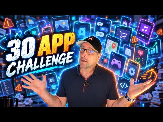 30 APPS. ONE DEVELOPER. How Long Does it Take?