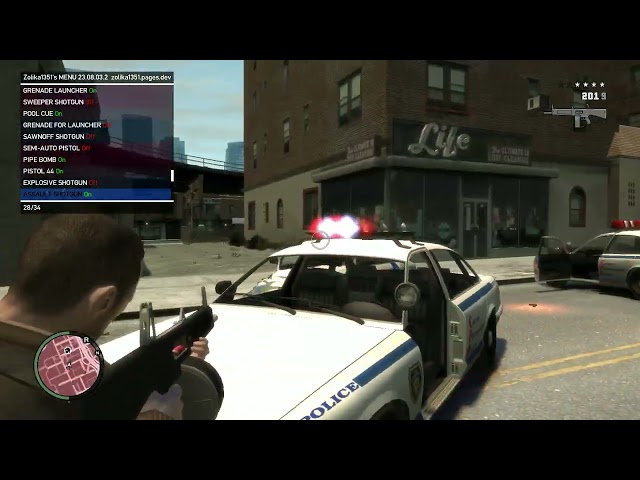 EFLC Weapons in GTA IV