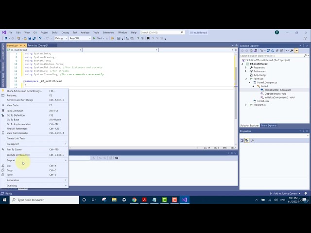 2  Practical on multi tasking threads for RAT development   part 1 @HackademyX