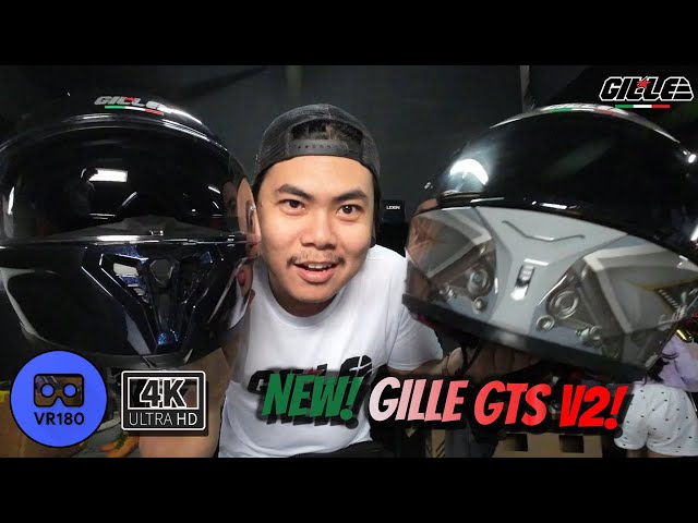 NEW GILLE GTS V2 HELMET in 3D VR