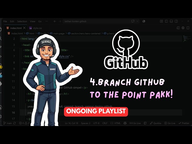 4. Tutorial Branch Github Pemulapun bisa pakk!!
