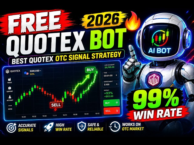 FREE Quotex Bot 2026 🔥 Best Quotex OTC Signal Strategy | 99% Win Rate with QxSignal Ai