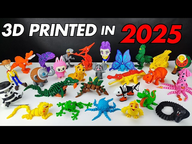 Top 3D Printed Models of 2025