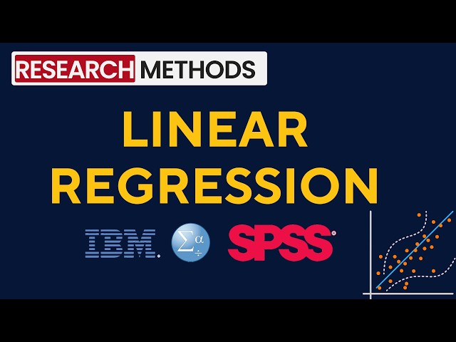 Linear Regression in SPSS | Complete Lecture for Beginners |Interpretation | Research Methods