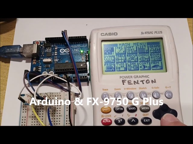 Casio calculator & Arduino data logger, remote control, and PIN pad