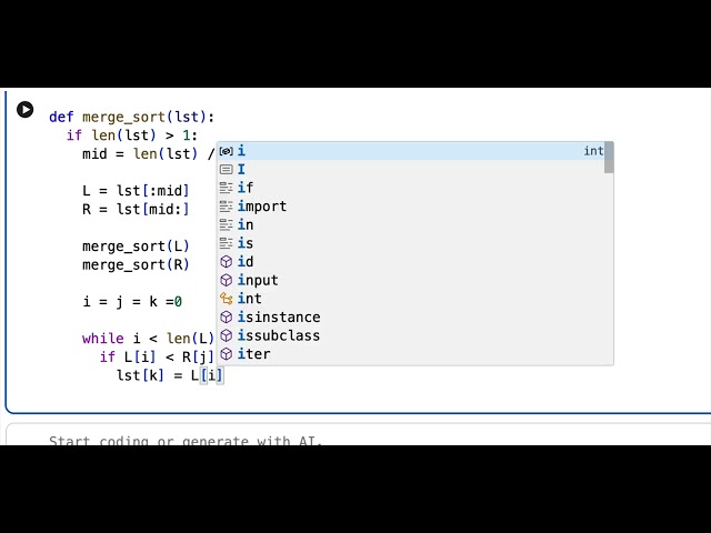 Python Program for Merge Sort