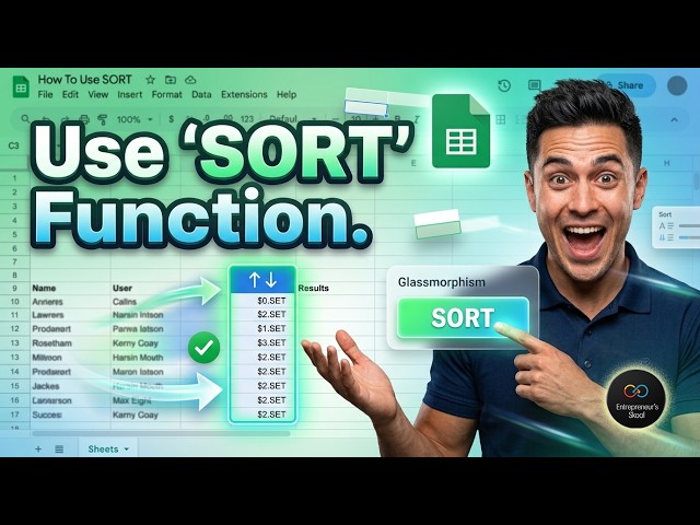 Use SORT Function In Google Sheets [Expert-Backed]