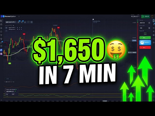 Pocket Option Trading: My $1,650 Trading Session (Step-by-Step)