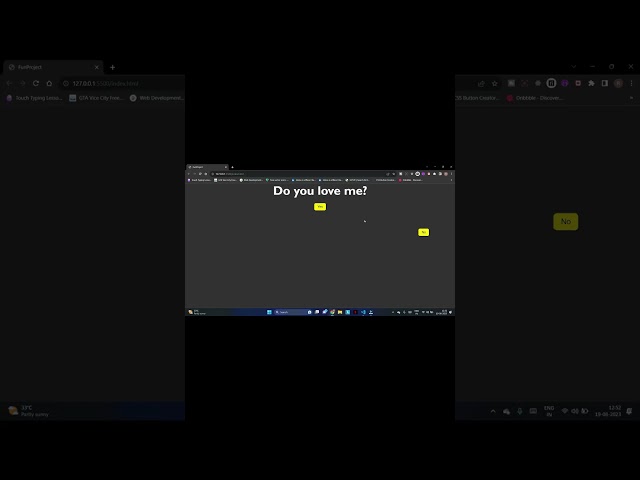 Do you love me || JavaScript project