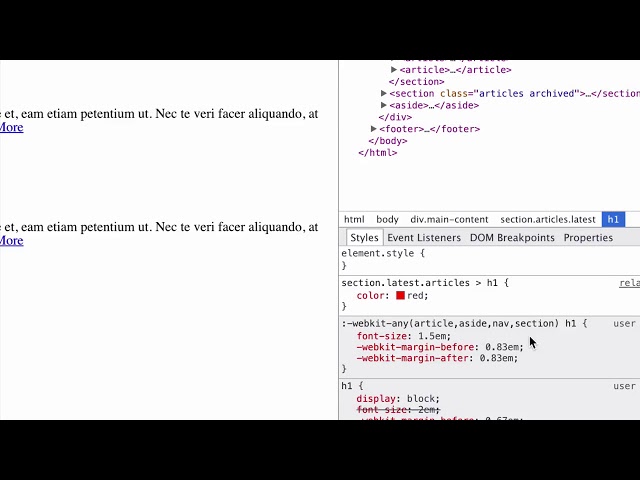 Relationships Selectors on CSS