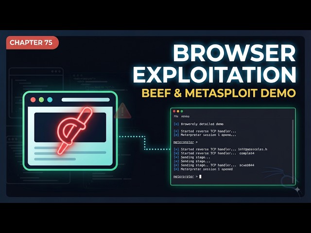 Browser Exploitation Attack Using Metasploit (BeEF Framework Demo) | Kali Linux Chapter 75 | 2026