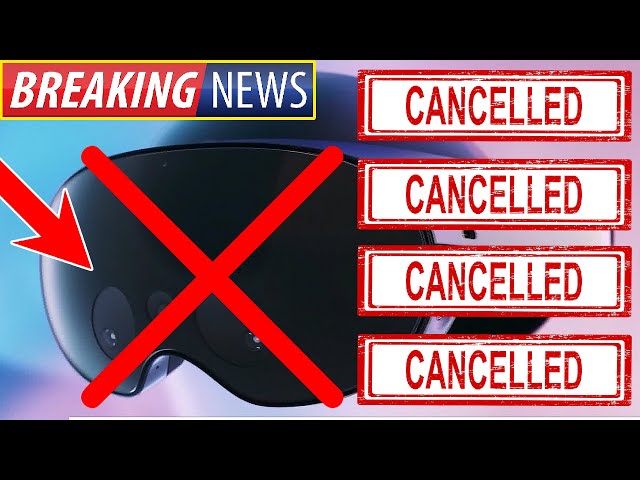 🚨 EMERGENCY VR NEWS: META TO DISCONTINUE THE QUEST PRO❗❗❗