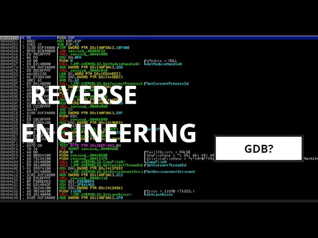 Reverse Engineering - GDB (GNU Debugger)