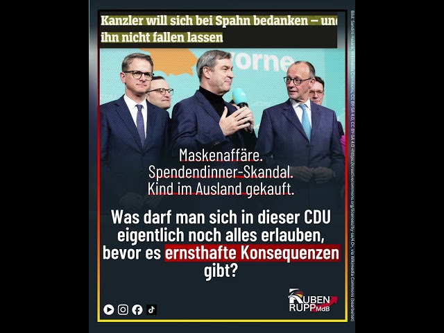 Maskenaffäre mit Spahn #shorts #shortsfeed #shortvideo #afd #politik #deutsch #foryou #fyp #merz