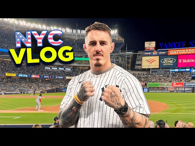My First Baseball Game! | NYC VLOG | Tom Aspinall