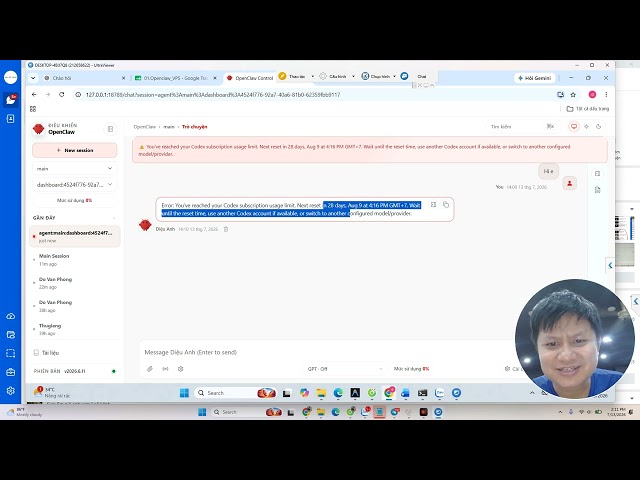 Student Support - Fixing Codex ChatGPT Openclaw Connection Errors | Anh Lap Trinh
