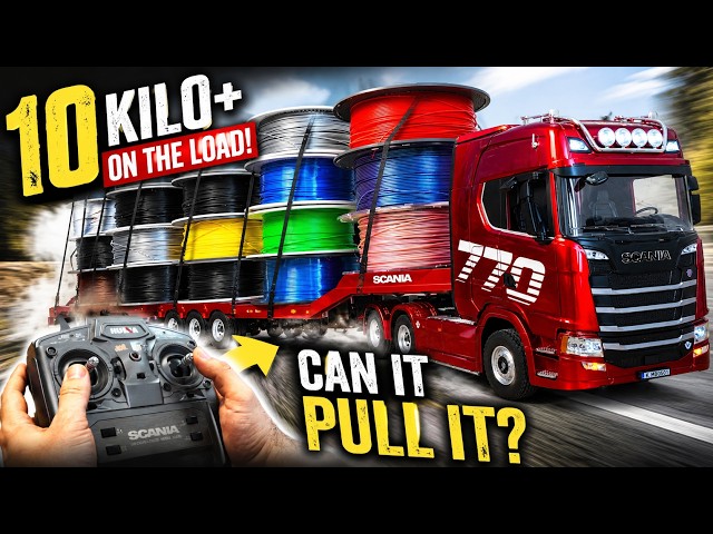 Putting the Licensed 1/18 Scale Scania RC to the Ultimate Load Test!