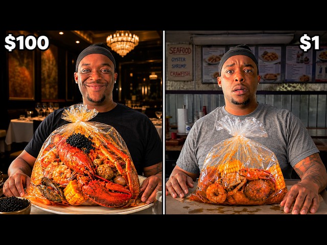 $1 Seafood Boil vs. $150 Seafood Boil