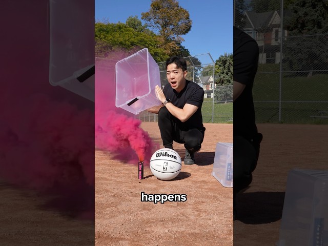 What Happens If You Trap a Basketball in Smoke?