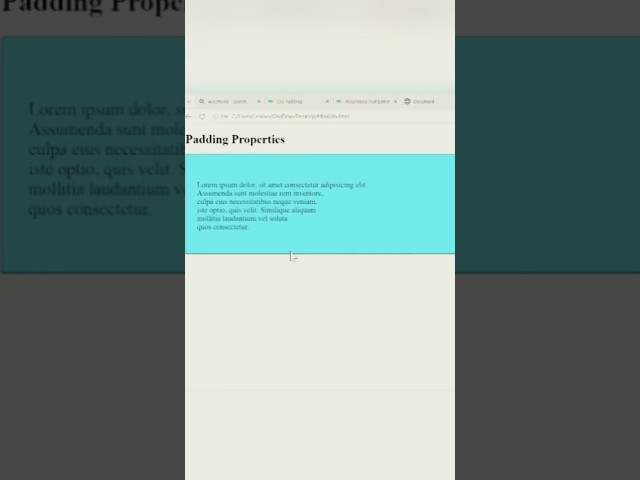 🔥 CSS Padding Property in 10 Seconds! #shorts #coding
