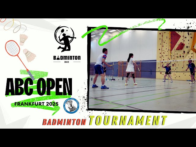 ABC Open Tournament Frankfurt, Germany/ Mixed Group C [4K30 FPS] #badminton #tournament #germany