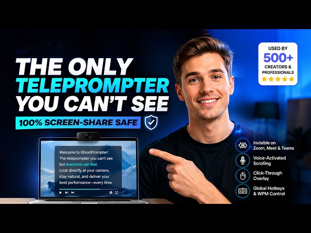 This Invisible Teleprompter Changed How I Record Tutorials