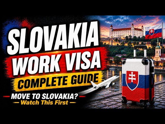 Slovakia Work Visa 2026: Jobs, Salary & Europe Reality (Full Guide) | The World Guide