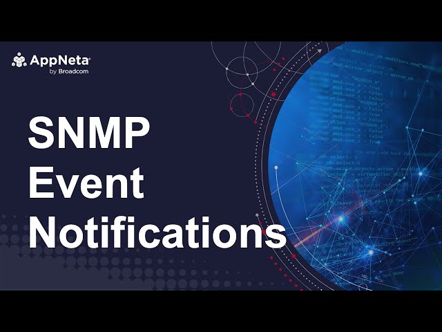 Configure SNMP Notifications in AppNeta Classic